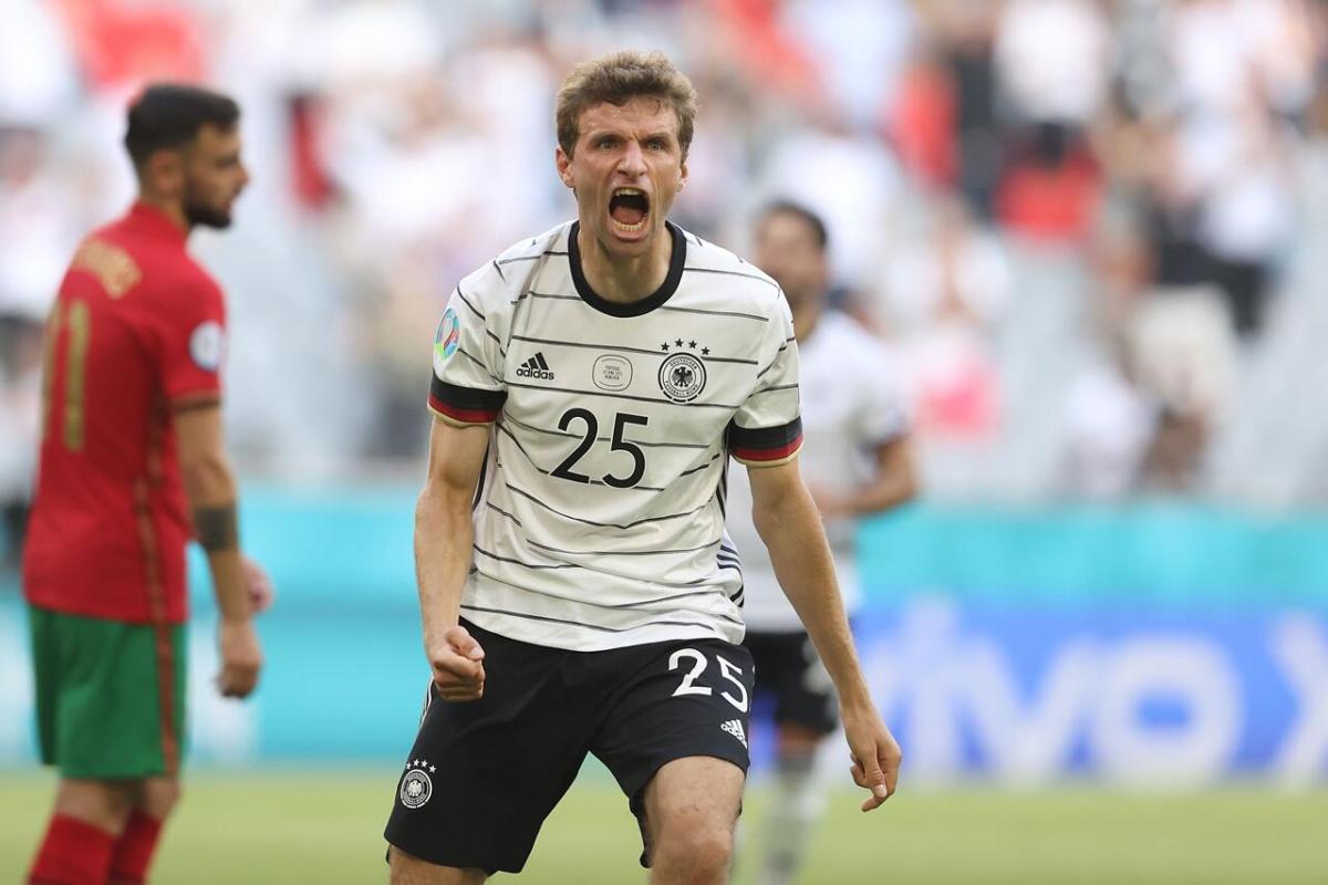 Bayern and Germany forward Thomas Muller